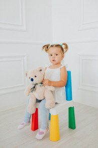 Дитячий стільчик POPPET (синій). Фото 3