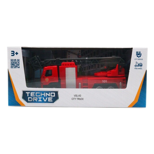 Автомодель - VOLVO ПОЖЕЖНА МАШИНА (зі стрілою) TechnoDrive 250302