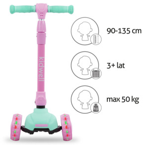 Самокат Kidwell Jax mint/pink. Фото 2