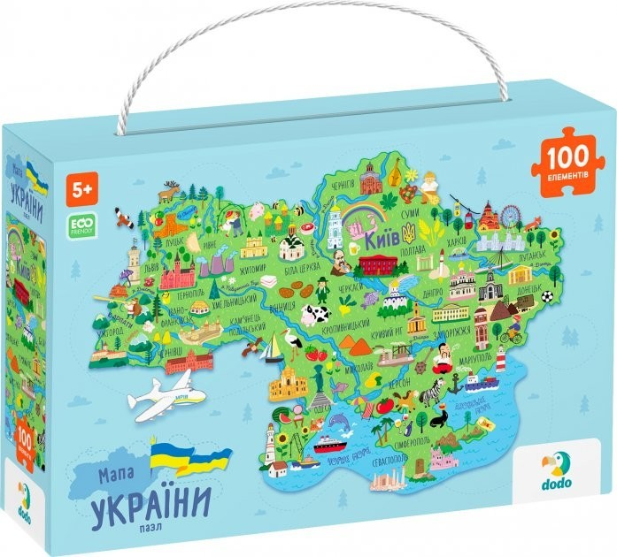 Пазл Мапа України Dodo 300267